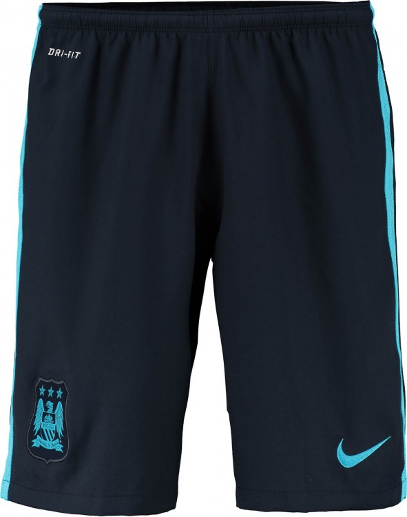 Детская форма футбольного клуба Манчестер Сити 2015/2016 (комплект: футболка + шорты + гетры)