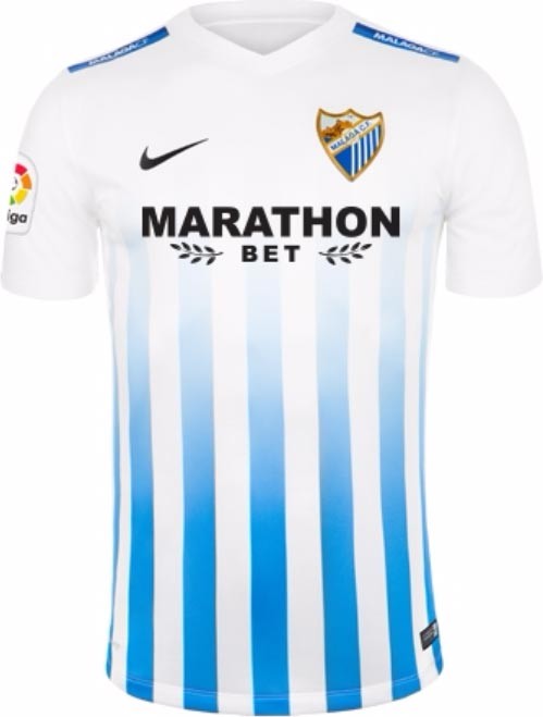 Форма футбольного клуба Малага 2016/2017 (комплект: футболка + шорты + гетры)