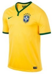 Форма игрока Сборной Бразилии Тиаго Силва (Thiago Emiliano da Silva) 2015/2016 (комплект: футболка + шорты + гетры)