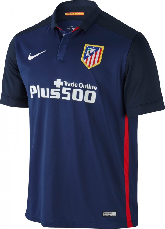 Детская форма футбольного клуба Атлетико Мадрид 2015/2016 (комплект: футболка + шорты + гетры)