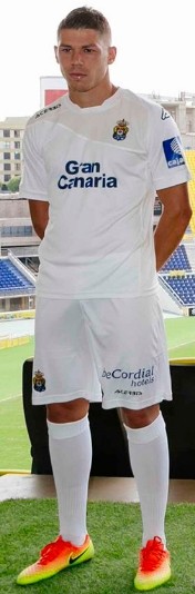 Мужская форма голкипера футбольного клуба Лас-Пальмас 2016/2017 (комплект: футболка + шорты + гетры)