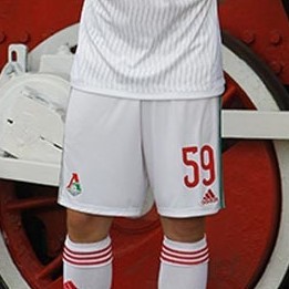 Форма игрока футбольного клуба Локомотив Роман Шишкин 2015/2016 (комплект: футболка + шорты + гетры)