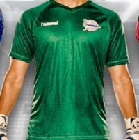 Детская форма голкипера футбольного клуба Алавес 2016/2017 (комплект: футболка + шорты + гетры)