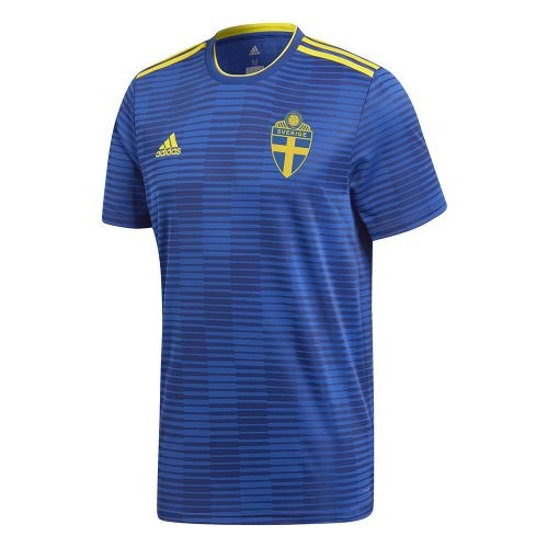 Форма сборной  Швеции по футболу 2018  Гостевая (комплект: футболка + шорты + гетры)  