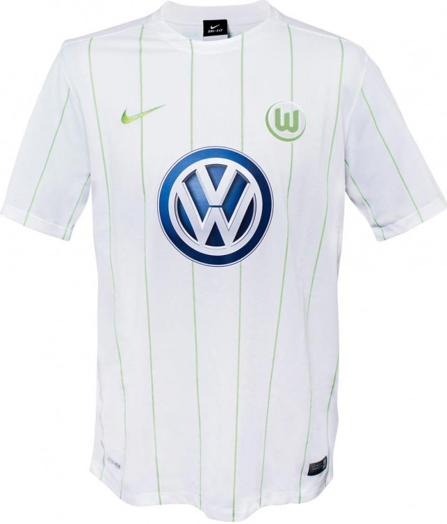 Детская форма футбольного клуба Вольфсбург 2016/2017 (комплект: футболка + шорты + гетры)