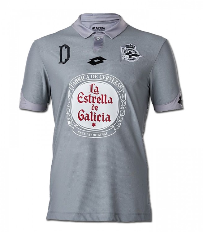 Детская форма футбольного клуба Депортиво Ла-Корунья 2016/2017 (комплект: футболка + шорты + гетры)