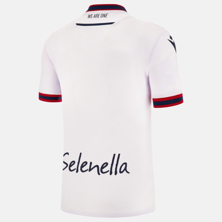 Форма футбольного клуба Болонья 2022/2023 Гостевая (комплект: футболка + шорты + гетры)