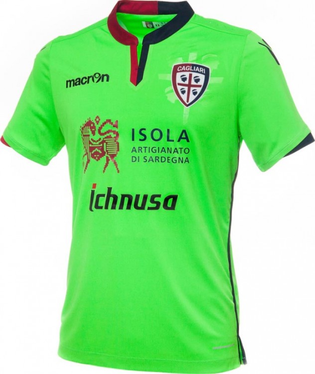 Форма футбольного клуба Кальяри 2016/2017 (комплект: футболка + шорты + гетры)