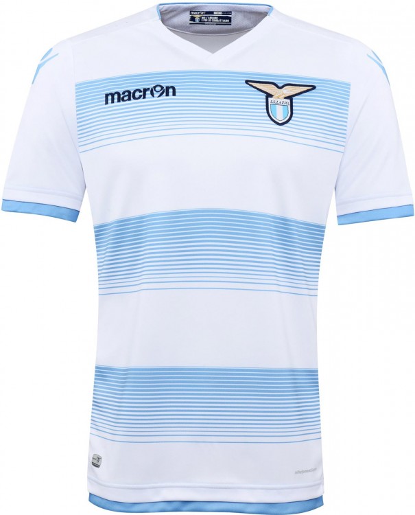 Детская форма футбольного клуба Лацио 2016/2017 (комплект: футболка + шорты + гетры)