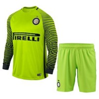 Детская форма голкипера футбольного клуба Интер Милан 2016/2017 (комплект: футболка + шорты + гетры)